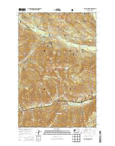 Mount Howard Washington Current topographic map, 1:24000 scale, 7.5 X 7.5 Minute, Year 2014