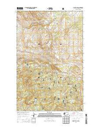 Mount Hull Washington Current topographic map, 1:24000 scale, 7.5 X 7.5 Minute, Year 2014