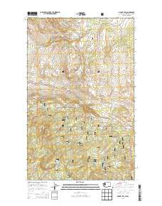 Mount Hull Washington Current topographic map, 1:24000 scale, 7.5 X 7.5 Minute, Year 2014