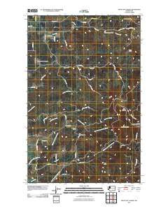 Mount Kit Carson Washington Historical topographic map, 1:24000 scale, 7.5 X 7.5 Minute, Year 2011