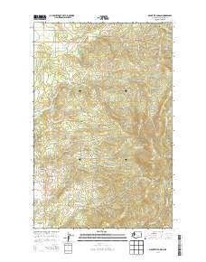 Mount Kit Carson Washington Current topographic map, 1:24000 scale, 7.5 X 7.5 Minute, Year 2014