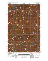 Mount Olson Washington Historical topographic map, 1:24000 scale, 7.5 X 7.5 Minute, Year 2011