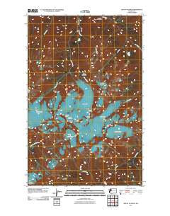Mount Olympus Washington Historical topographic map, 1:24000 scale, 7.5 X 7.5 Minute, Year 2011