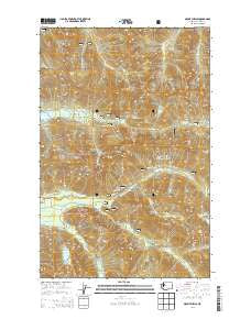 Mount Phelps Washington Current topographic map, 1:24000 scale, 7.5 X 7.5 Minute, Year 2014