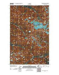 Mount Redoubt Washington Historical topographic map, 1:24000 scale, 7.5 X 7.5 Minute, Year 2011
