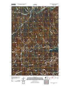 Mount Spokane Washington Historical topographic map, 1:24000 scale, 7.5 X 7.5 Minute, Year 2011