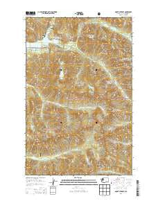 Mount Stickney Washington Current topographic map, 1:24000 scale, 7.5 X 7.5 Minute, Year 2014