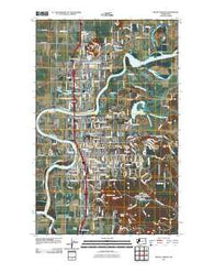 Mount Vernon Washington Historical topographic map, 1:24000 scale, 7.5 X 7.5 Minute, Year 2011