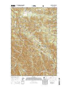 Mount Zion Washington Current topographic map, 1:24000 scale, 7.5 X 7.5 Minute, Year 2014