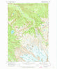 Mowich Lake Washington Historical topographic map, 1:24000 scale, 7.5 X 7.5 Minute, Year 1971