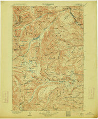 Mt Aix Washington Historical topographic map, 1:125000 scale, 30 X 30 Minute, Year 1904