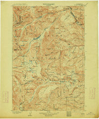 Mt Aix Washington Historical topographic map, 1:125000 scale, 30 X 30 Minute, Year 1904