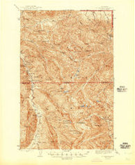 Mt. Angeles Washington Historical topographic map, 1:62500 scale, 15 X 15 Minute, Year 1946
