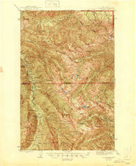 Mt. Angeles Washington Historical topographic map, 1:62500 scale, 15 X 15 Minute, Year 1946