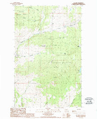 Mt Annie Washington Historical topographic map, 1:24000 scale, 7.5 X 7.5 Minute, Year 1988