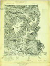 Mt. Baker Washington Historical topographic map, 1:250000 scale, 30 X 30 Minute, Year 1909