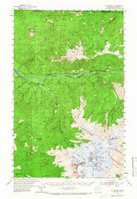 Mt. Baker Washington Historical topographic map, 1:62500 scale, 15 X 15 Minute, Year 1952