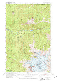 Mt. Baker Washington Historical topographic map, 1:62500 scale, 15 X 15 Minute, Year 1952