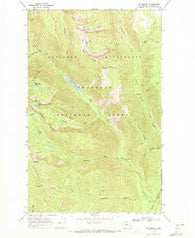 Mt. Barney Washington Historical topographic map, 1:24000 scale, 7.5 X 7.5 Minute, Year 1969