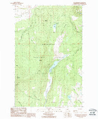 Mt Bonaparte Washington Historical topographic map, 1:24000 scale, 7.5 X 7.5 Minute, Year 1988