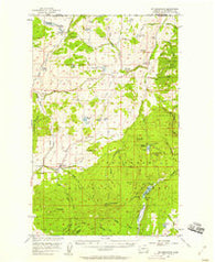 Mt. Bonaparte Washington Historical topographic map, 1:62500 scale, 15 X 15 Minute, Year 1957