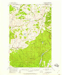 Mt. Bonaparte Washington Historical topographic map, 1:62500 scale, 15 X 15 Minute, Year 1957