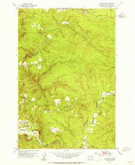 Mt. Brynion Washington Historical topographic map, 1:24000 scale, 7.5 X 7.5 Minute, Year 1953