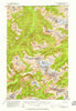 Mt Challenger Washington Historical topographic map, 1:62500 scale, 15 X 15 Minute, Year 1953