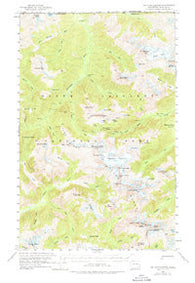 Mt Challenger Washington Historical topographic map, 1:62500 scale, 15 X 15 Minute, Year 1953
