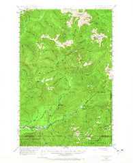 Mt Christie Washington Historical topographic map, 1:62500 scale, 15 X 15 Minute, Year 1947