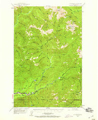 Mt Christie Washington Historical topographic map, 1:62500 scale, 15 X 15 Minute, Year 1947