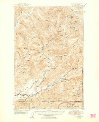 Mt Christie Washington Historical topographic map, 1:62500 scale, 15 X 15 Minute, Year 1950