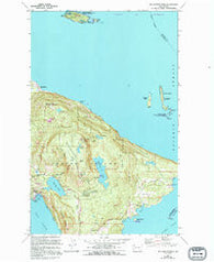 Mt Constitution Washington Historical topographic map, 1:24000 scale, 7.5 X 7.5 Minute, Year 1978