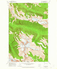 Mt Logan Washington Historical topographic map, 1:24000 scale, 7.5 X 7.5 Minute, Year 1963