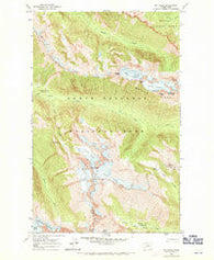 Mt Logan Washington Historical topographic map, 1:24000 scale, 7.5 X 7.5 Minute, Year 1963