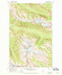 Mt Logan Washington Historical topographic map, 1:24000 scale, 7.5 X 7.5 Minute, Year 1963