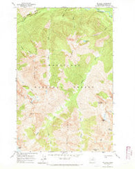 Mt Lyall Washington Historical topographic map, 1:24000 scale, 7.5 X 7.5 Minute, Year 1963