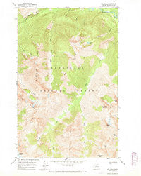 Mt Lyall Washington Historical topographic map, 1:24000 scale, 7.5 X 7.5 Minute, Year 1963