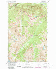 Mt Lyall Washington Historical topographic map, 1:24000 scale, 7.5 X 7.5 Minute, Year 1963