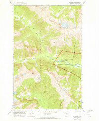 Mt Prophet Washington Historical topographic map, 1:24000 scale, 7.5 X 7.5 Minute, Year 1969