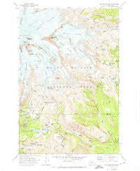 Mt Rainier East Washington Historical topographic map, 1:24000 scale, 7.5 X 7.5 Minute, Year 1971