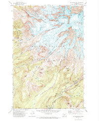 Mt Rainier West Washington Historical topographic map, 1:24000 scale, 7.5 X 7.5 Minute, Year 1971