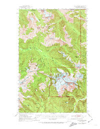 Mt Shuksan Washington Historical topographic map, 1:62500 scale, 15 X 15 Minute, Year 1953
