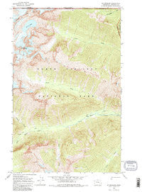 Mt Spickard Washington Historical topographic map, 1:24000 scale, 7.5 X 7.5 Minute, Year 1969