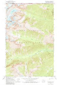 Mt Spickard Washington Historical topographic map, 1:24000 scale, 7.5 X 7.5 Minute, Year 1969
