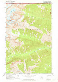 Mt Spickard Washington Historical topographic map, 1:24000 scale, 7.5 X 7.5 Minute, Year 1969