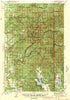 Mt Spokane Washington Historical topographic map, 1:62500 scale, 15 X 15 Minute, Year 1943