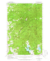 Mt Spokane Washington Historical topographic map, 1:62500 scale, 15 X 15 Minute, Year 1950