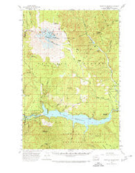 Mt St. Helens Washington Historical topographic map, 1:62500 scale, 15 X 15 Minute, Year 1958