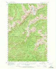Mt. Steel Washington Historical topographic map, 1:62500 scale, 15 X 15 Minute, Year 1947